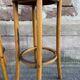Paire de tabourets de bar bois courbé 1960