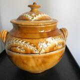 Soupière en terre cuite émaillée