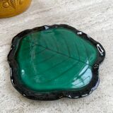 Small green ceramic dish
