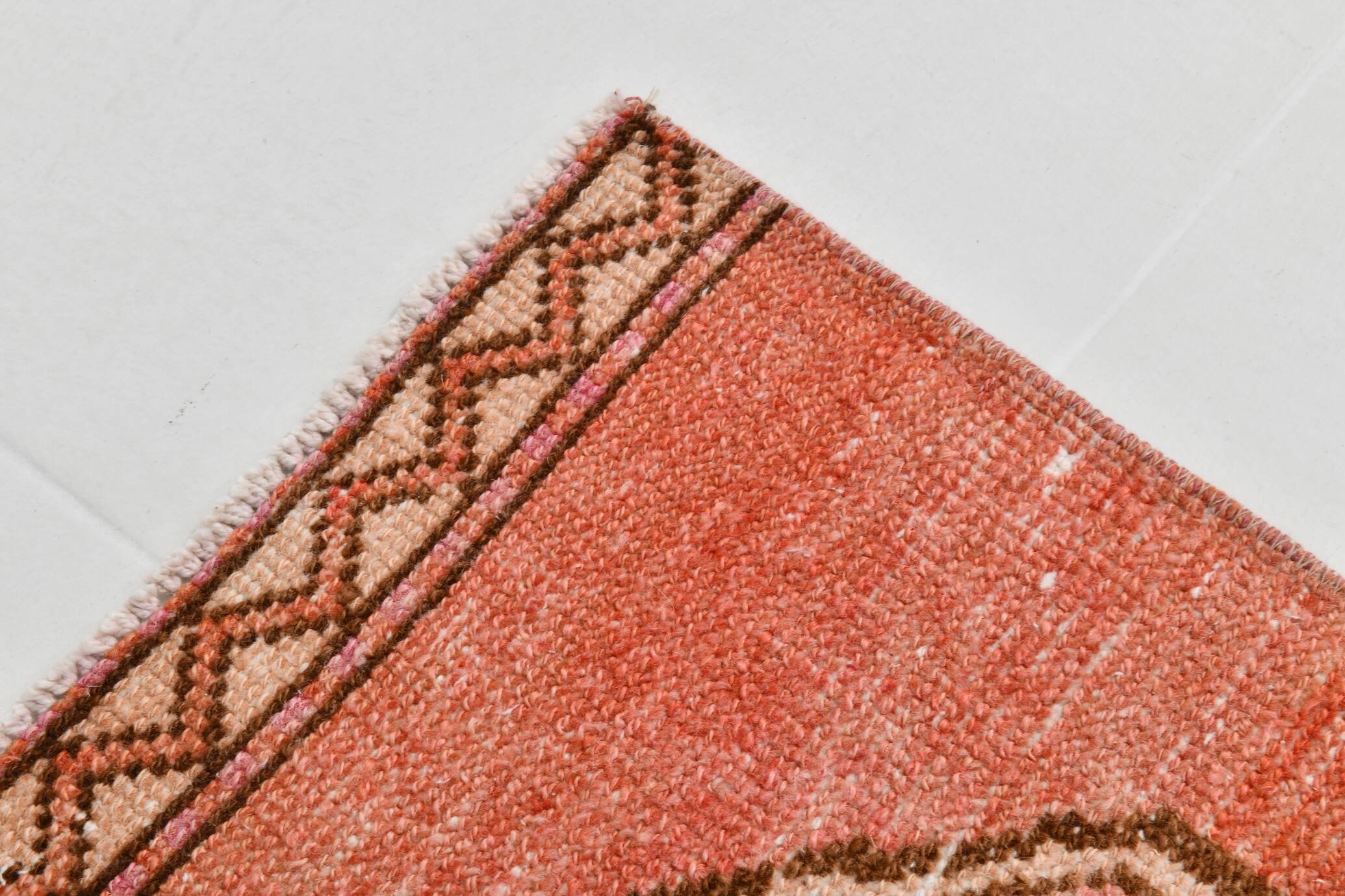 3x15 Vintage Runner Rug, Turkish Runner, Long Wide Hallway Runner, 87x440Cm