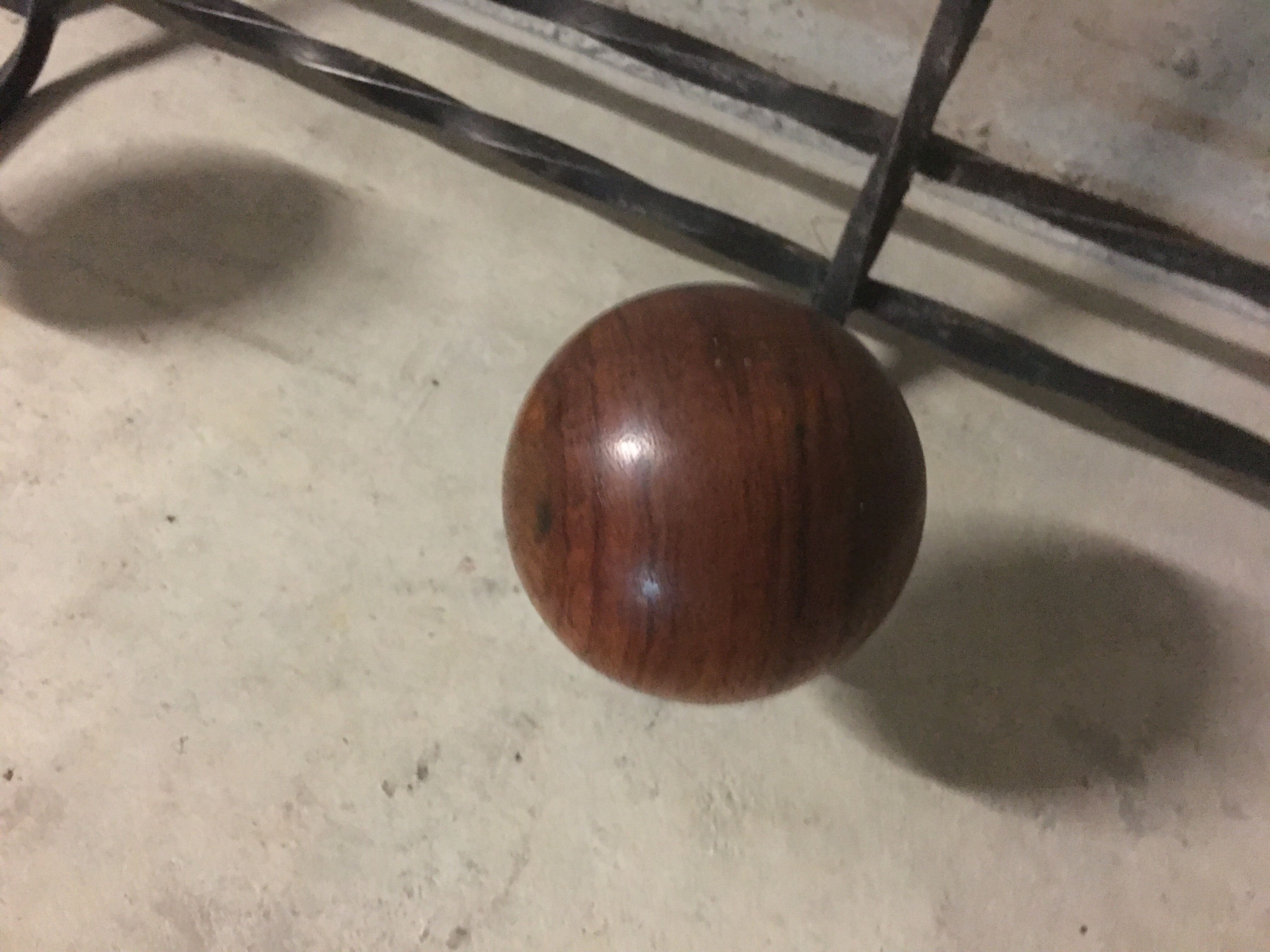 Patère 6 balls 60s