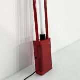 Uno red floor lamp by Gian N. Gigante for Zerbetto, 1980