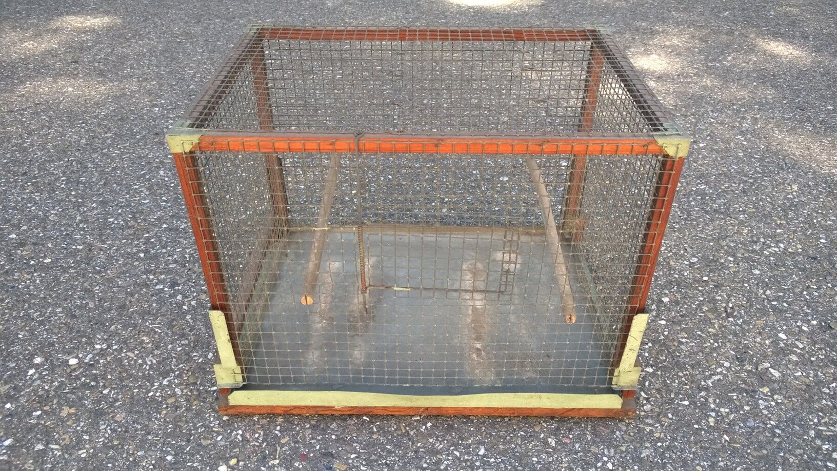 Old folk art bird cage