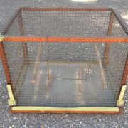 Cage à oiseaux art populaire ancien