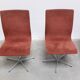 Early set of 4 'Oxford' swivel chairs by Arne Jacobsen for Fritz Hansen, 1966