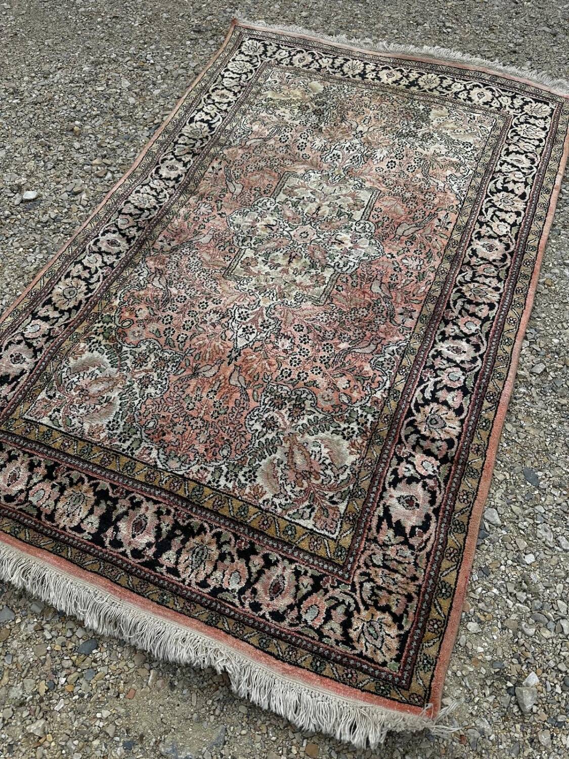 Persian silk rug
