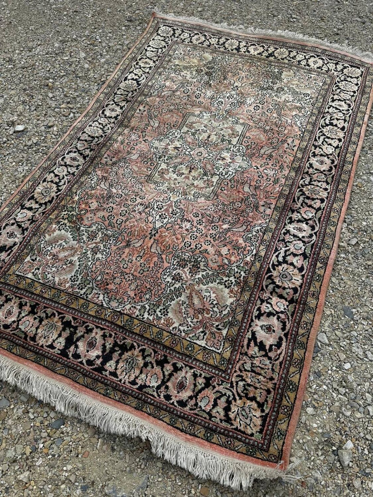 Persian silk rug