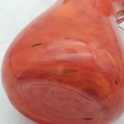 Blown glass vase.