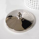 Sugar bowl by Josef Hoffmann for Bieffeplast, Italy, 1980s.