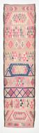 3x12 Kilim Soft Multicolor Vintage Kilim Runner, Ethnic Long Rug, 90x350Cm