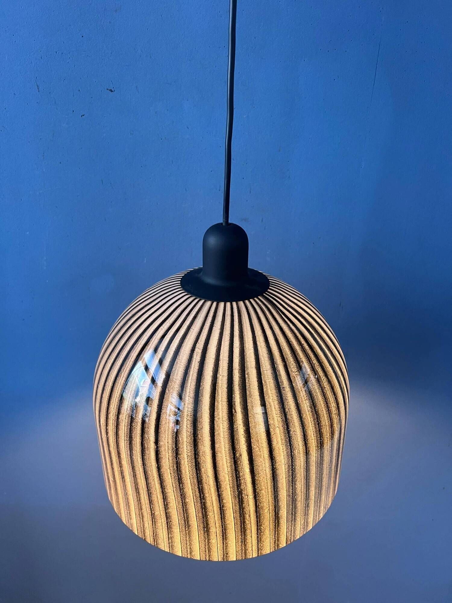 Mid-Century glass pendant by Peill and Putzler