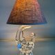 Small Schneider crystal lamp from the 50s