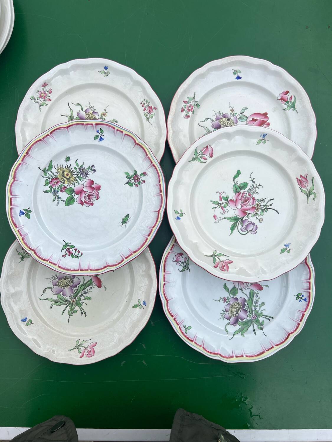 Lunville - 6 assiettes à dessert