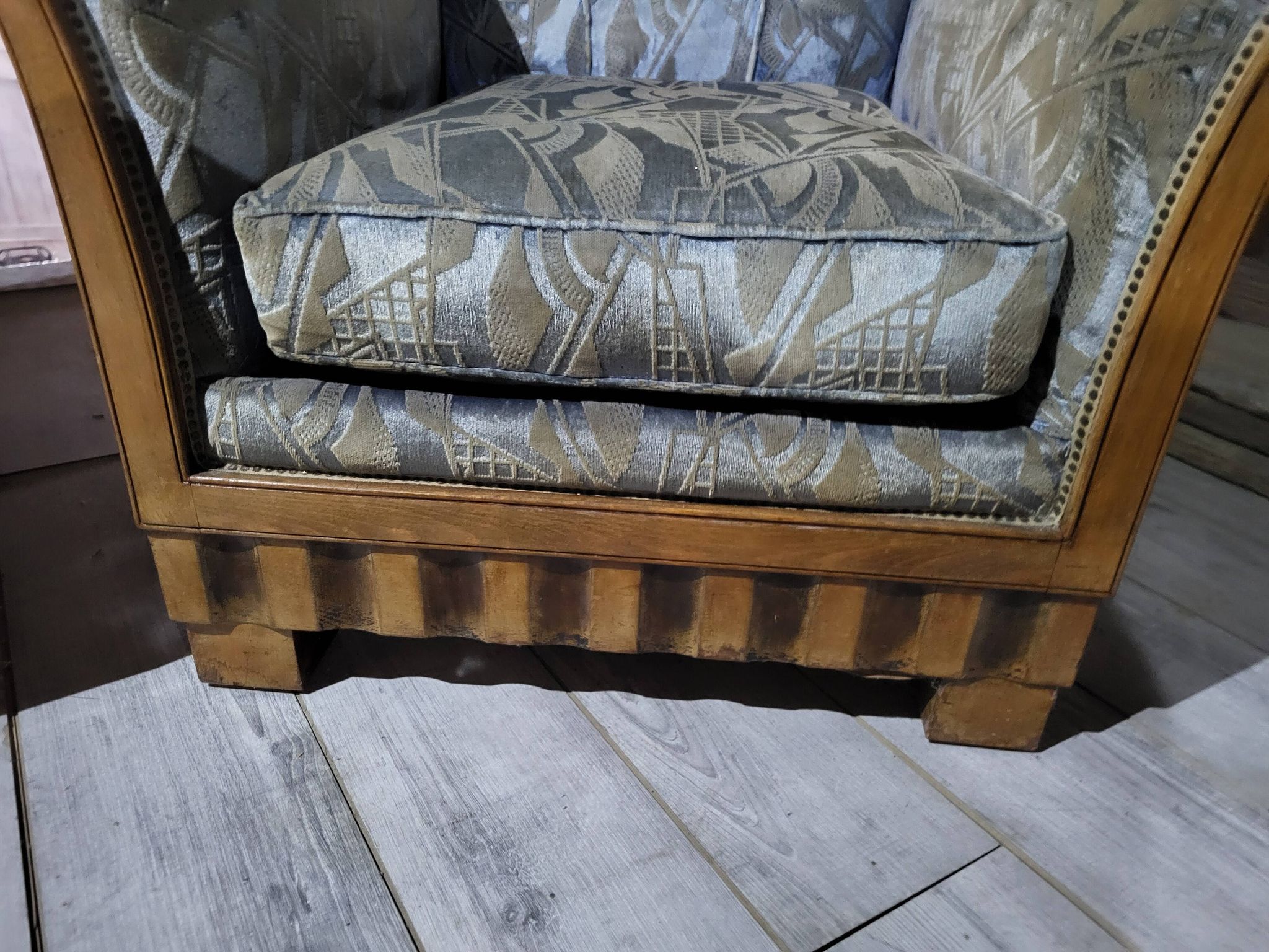 Pair of Art Deco armchairs
