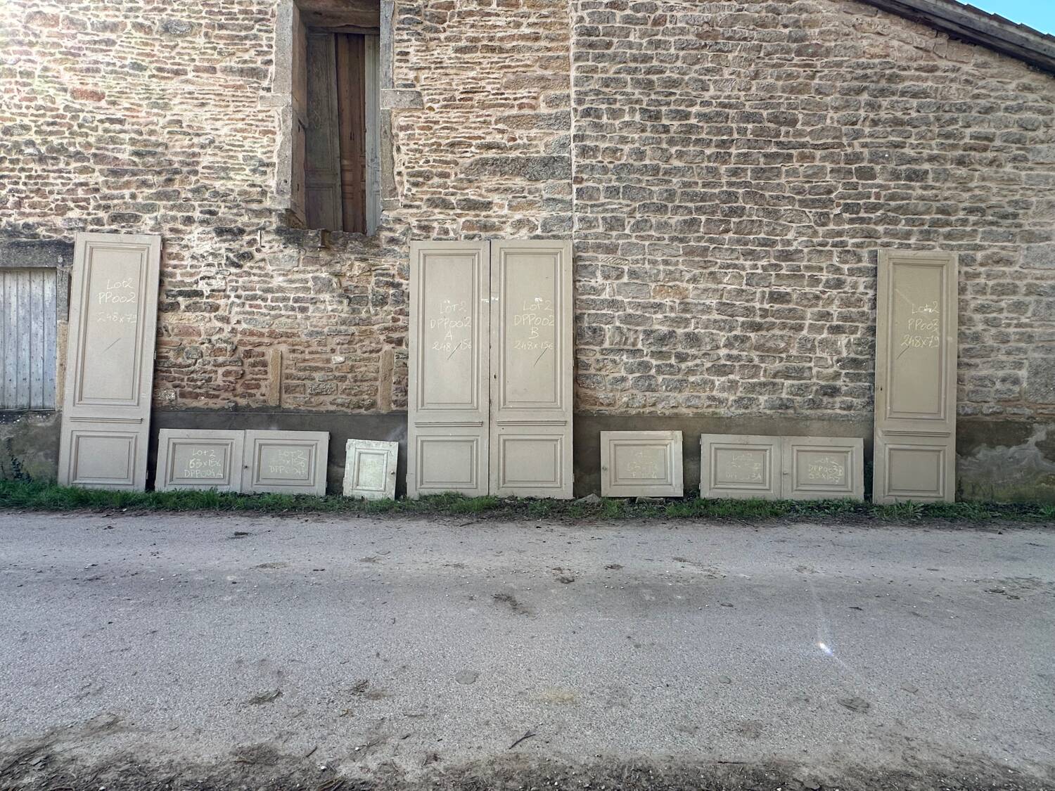 Set of 6 cupboard doors