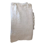 Hand crocheted bed cover or plaid