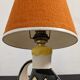 Earthenware bedside lamp from the 50s/60s