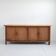 Buffet / Wooden and rattan sideboard 1960s / 1970s vintage