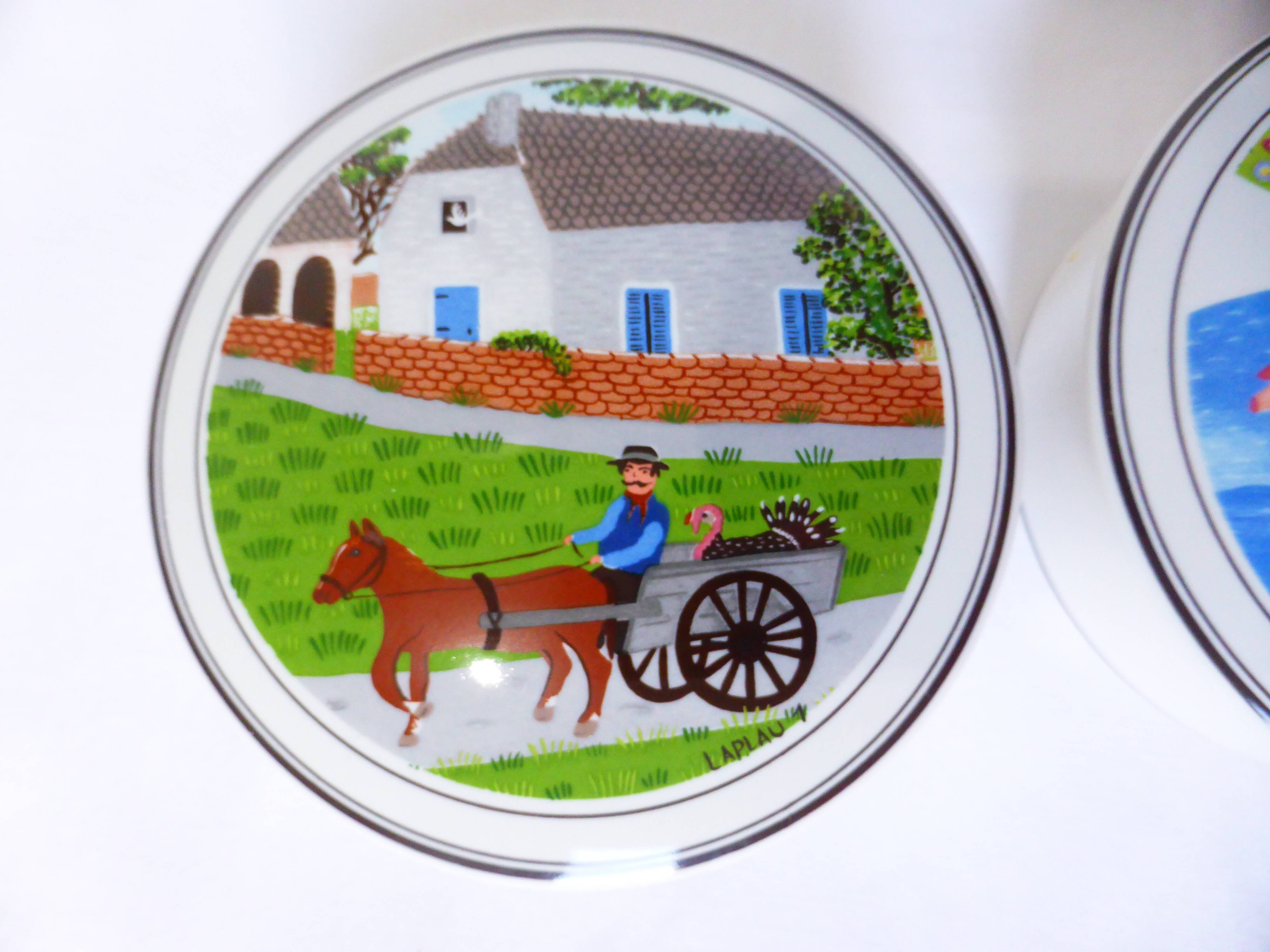 set of 2 Villeroy and Boch boxes naive decoration Noah's Ark 220572