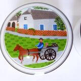 set of 2 Villeroy and Boch boxes naive decoration Noah's Ark 220572