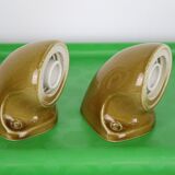 Pair of bathroom sconces Sigvard Bernadotte