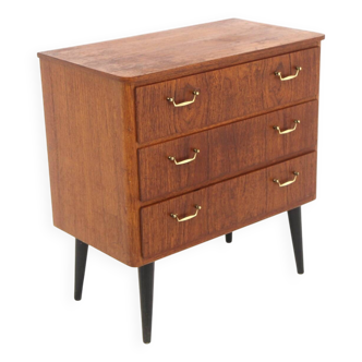 Commode scandinave en teck, Suède, 1950