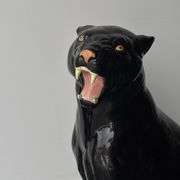 Ceramic panther, Italy 1970