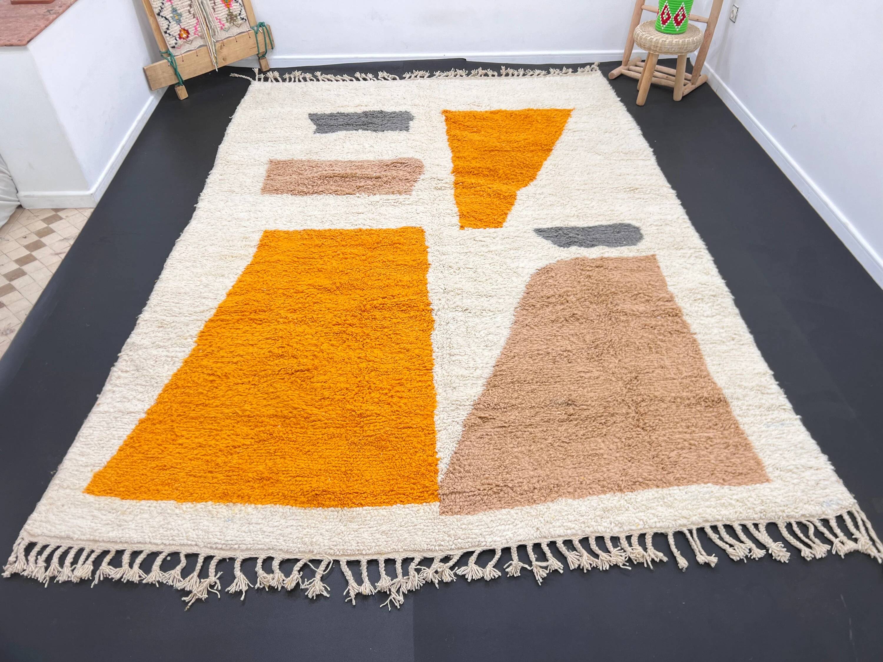 Moroccan handmade rug 3 x 2 m