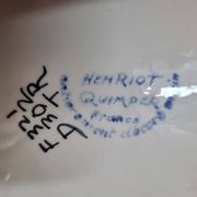 Soupière faîencerie HB Henriot, Quimper Bretagne
