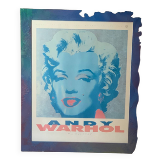 Poster Marylin Andy Warhol frame Bessis workshop