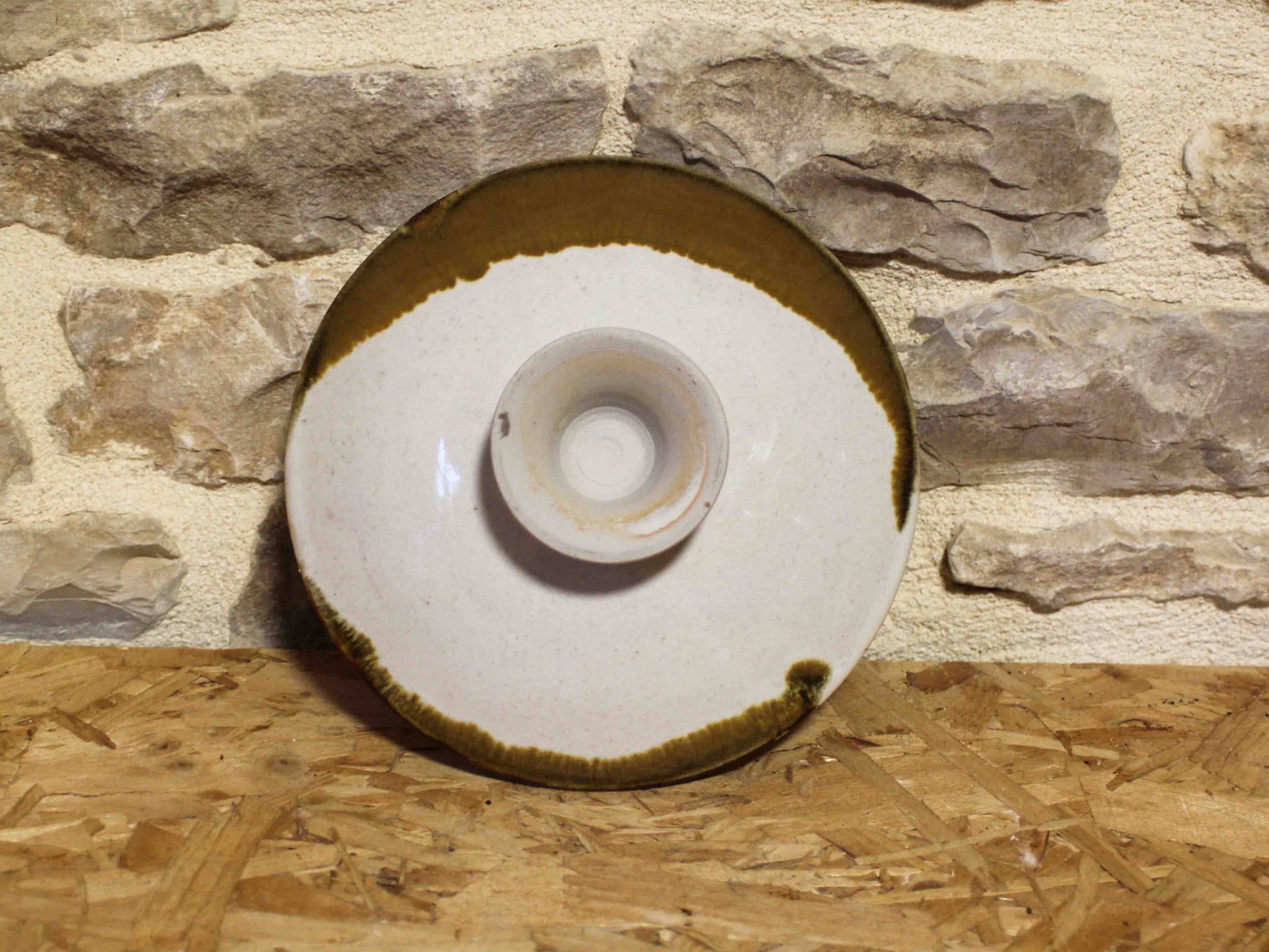 Ceramic footed bowl Alain Fichot La Margelle