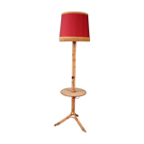 Rattan floor lamp