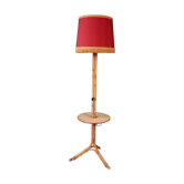 Rattan floor lamp