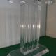 Sculptural base for acrylic glass table, Italy, 2000s