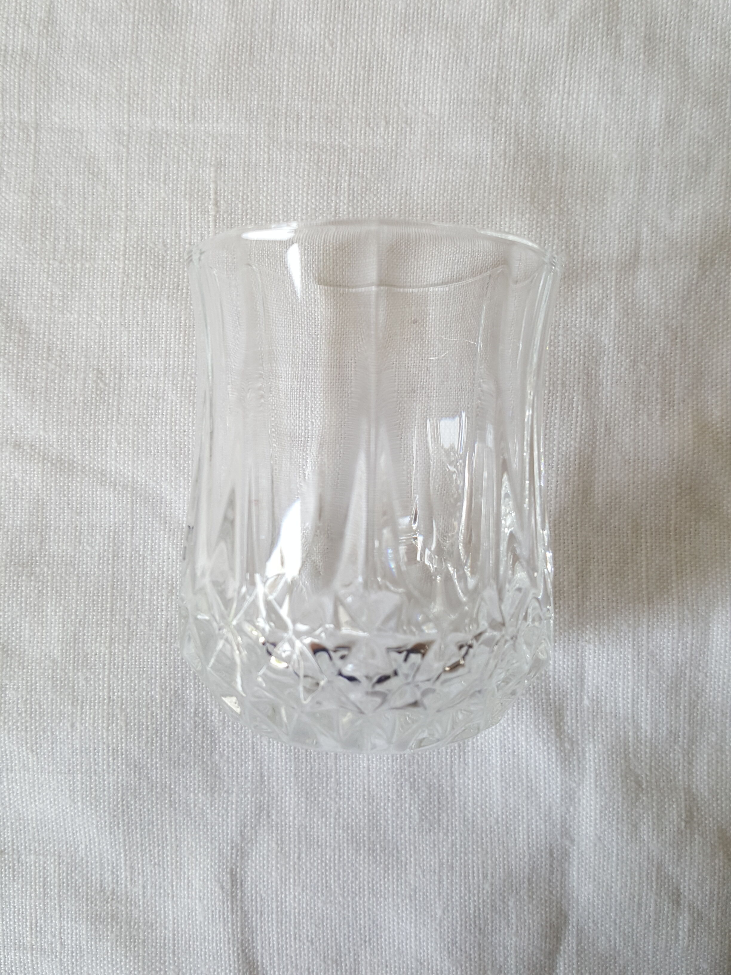 5 crystal liqueur glasses of longchamp model arques