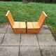 Pine armchairs