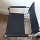 Leather and chrome design chair cantilever 60s/70s