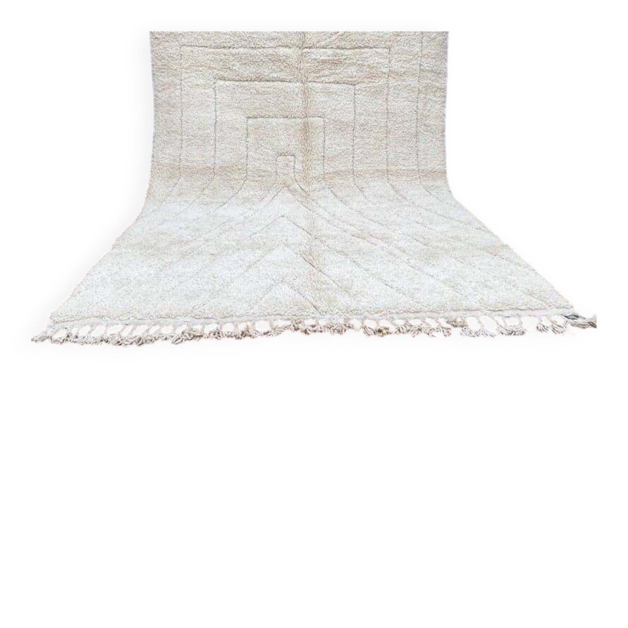 Handmade pure wool rug, size 1.5/2.5 m.