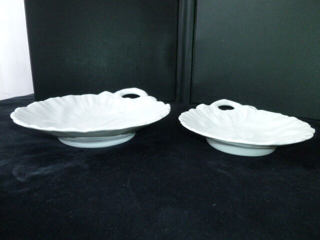 Set de 2 coupelles anciennes en porcelaine de Limoges  Giraud