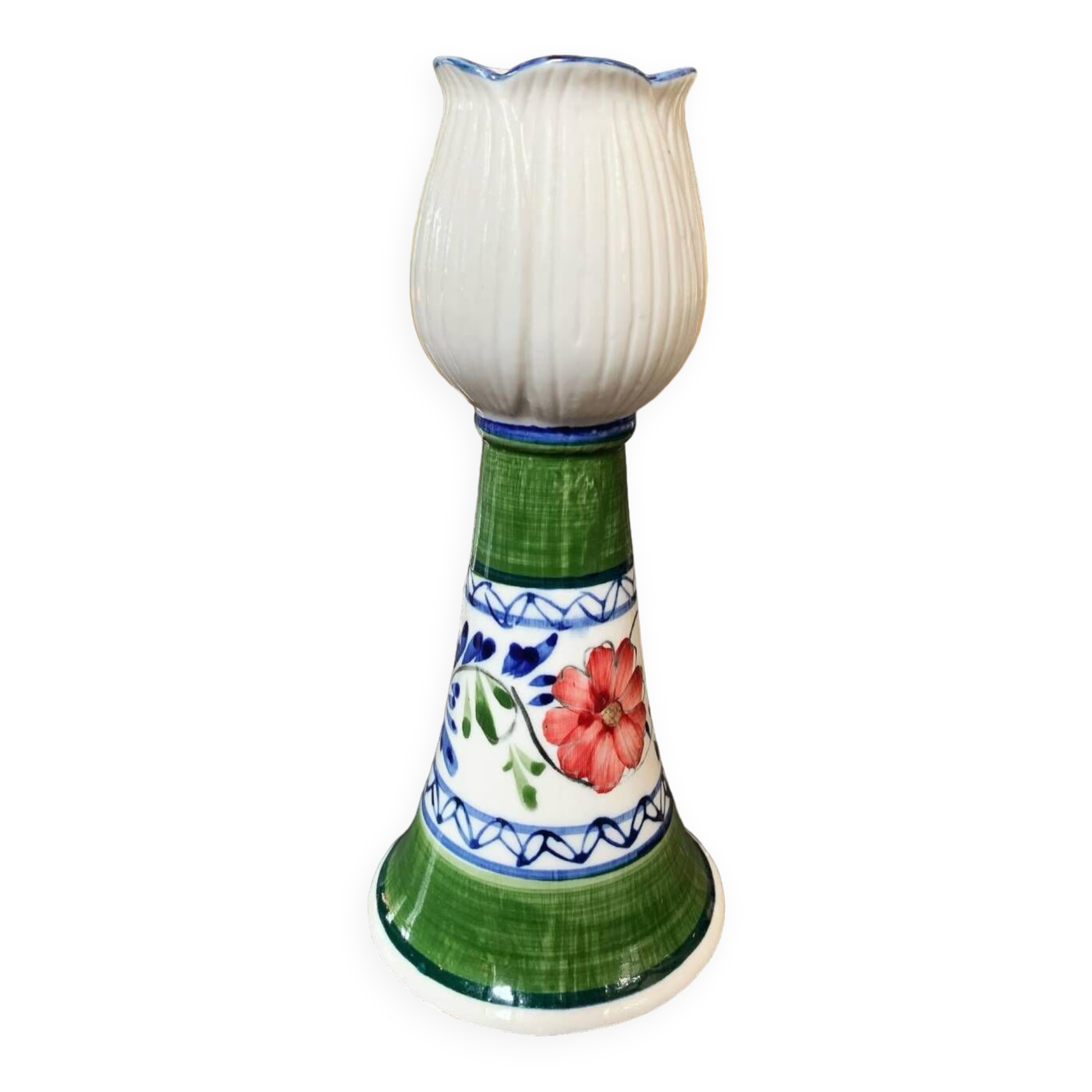 Flower candle holder