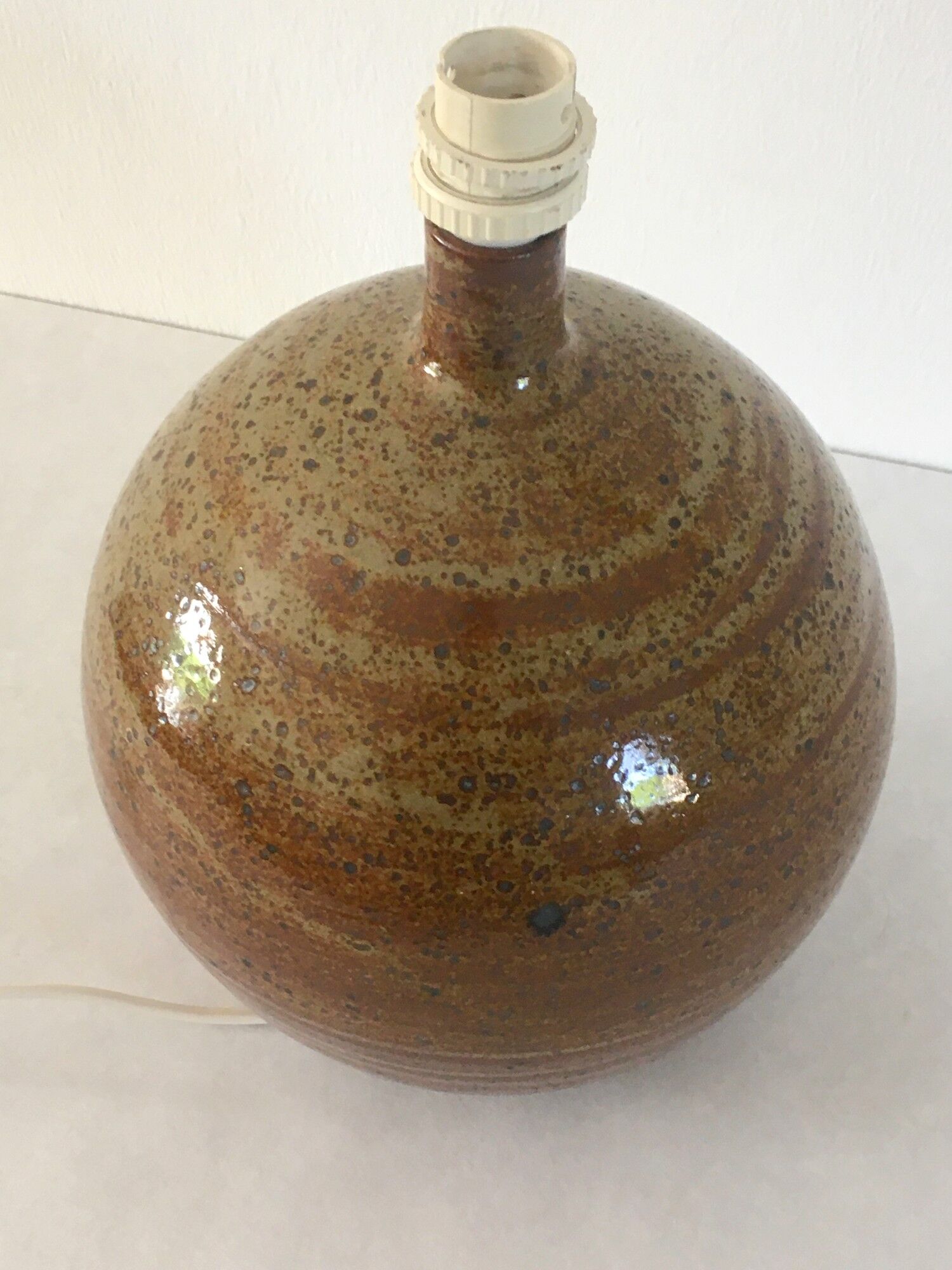 Vintage lamp in glazed stoneware 70s