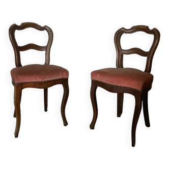 2 Louis Philippe bedroom chairs