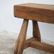 Vintage stool, wooden stool, antique stool, plant stand, small bench