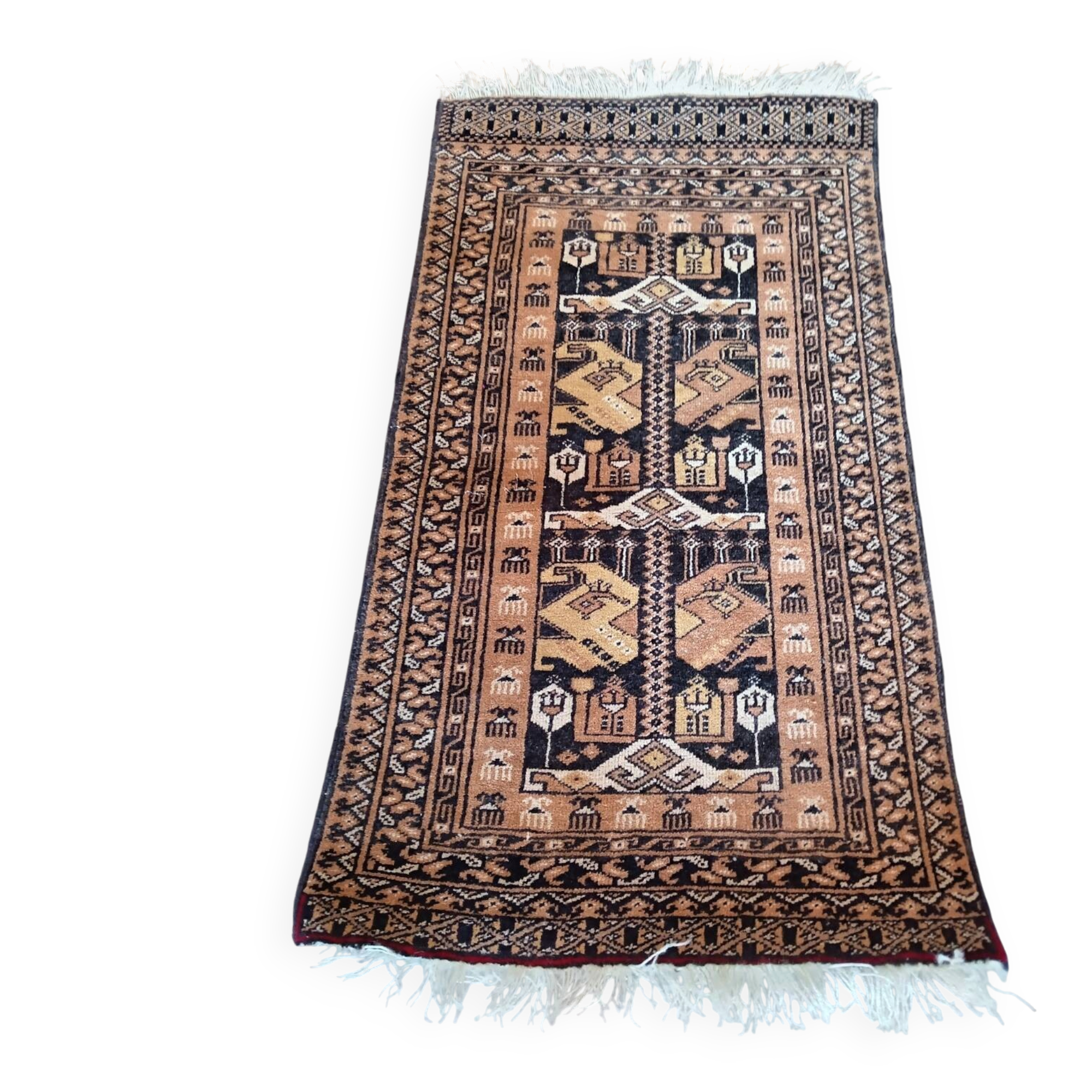 Ancient Afghan prayer rug