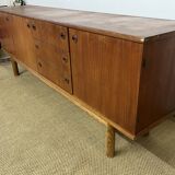 Schreiber Scandinavian teak veneer sideboard