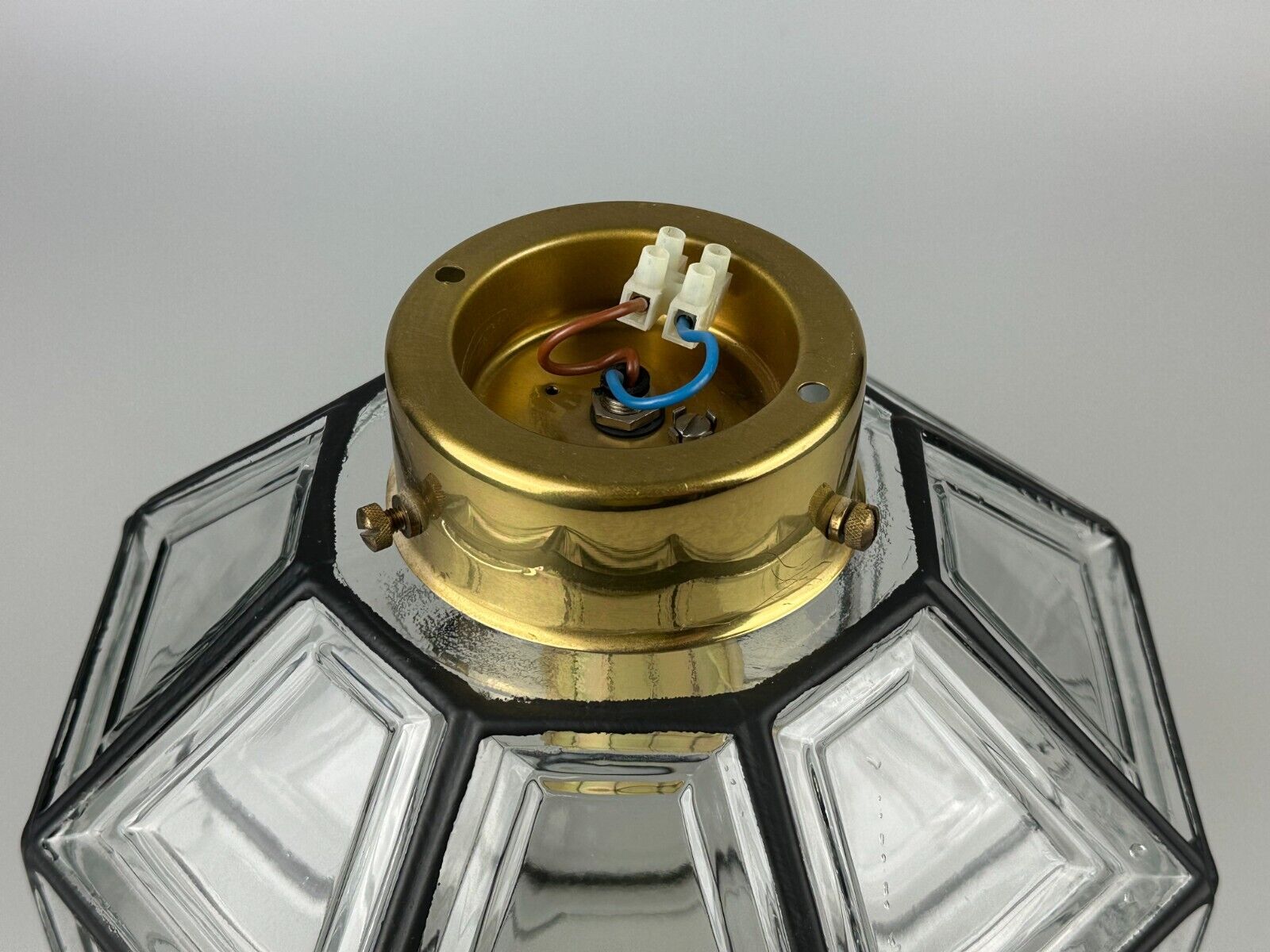 60s 70s lamp light ceiling lamp Limburg Germany glass space age design