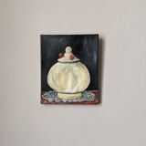 Small oil on canvas still life painting countryside style slow decoration