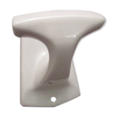 Patère de salle de bain ancienne en porcelaine de Limoges