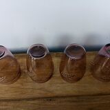 Set of 4 water glasses