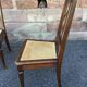 Set of 4 French chairs louis XVI vintage 30s Provence